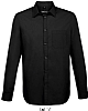 Camisa Hombre Baltimore Fit Manga Larga Sols - Color Negro